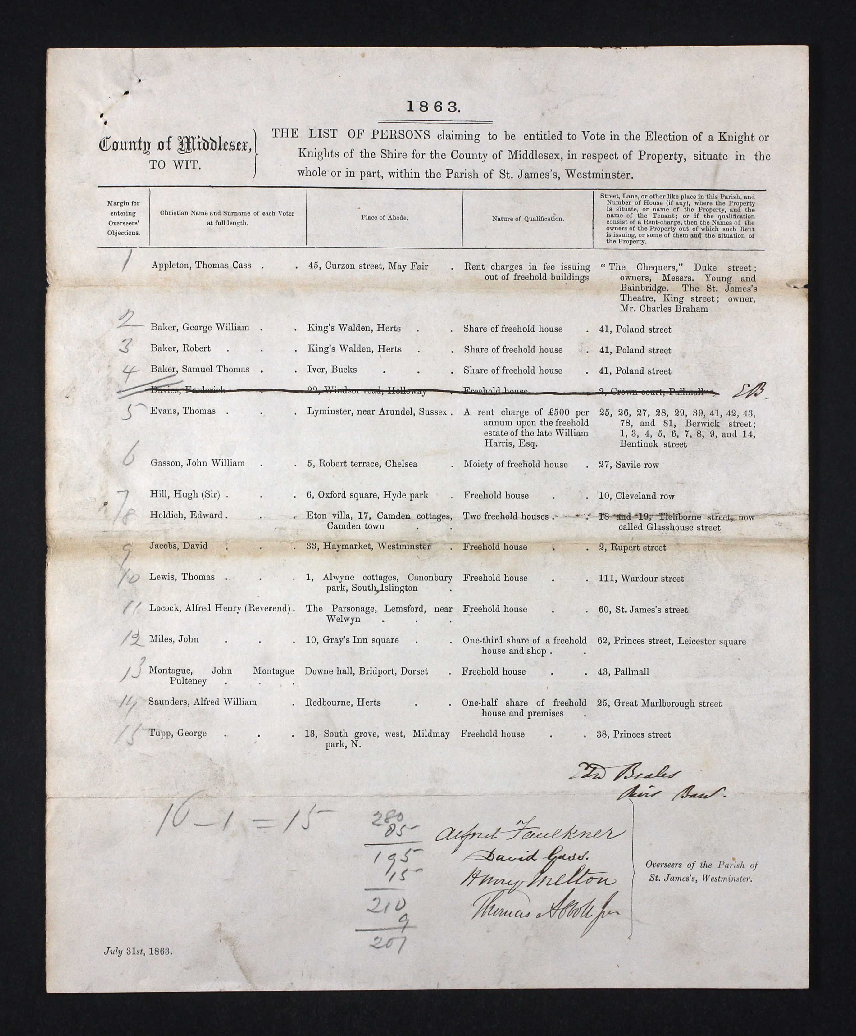 Overseer Returns - David Jacobs - Z011