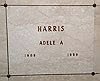 Tombstone - Harris, Adele Tombstone - Harris, Adele