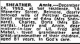 Death Notice - Jacobs, Annie Death Notice - Jacobs, Annie